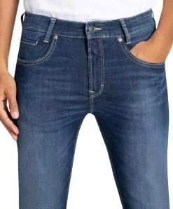 Mac Arne Pipe Jeans Modern Fit in Dunkelblauer Optik