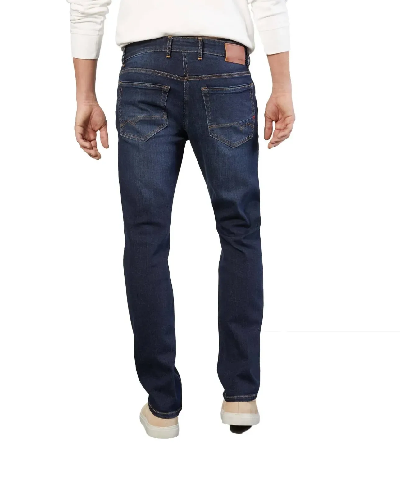 Mac Arne Pipe Stretch-Jeans in dark blue Waschung