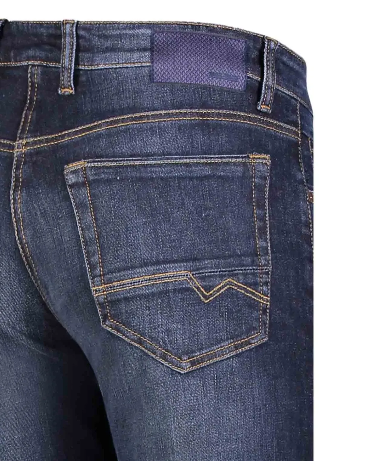 Mac Arne Pipe Stretch-Jeans in dark blue Waschung