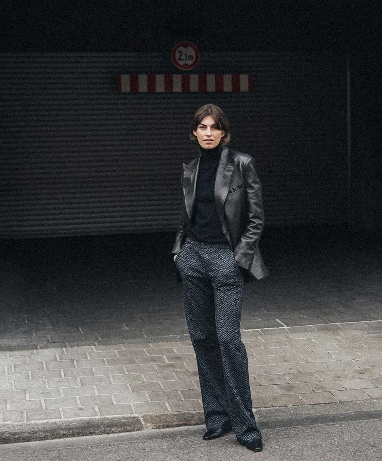 Mac Chiara Hose Straight Fit in trendigem Muster