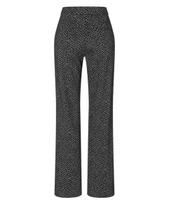 Mac Chiara Hose Straight Fit in trendigem Muster