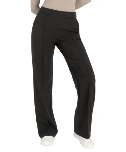 MAC Chiara Smart Hose in schwarzer Woll-Optik