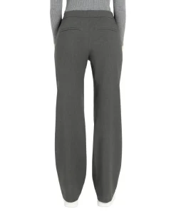 MAC Chiara Smart Hose in grauer Woll-Optik