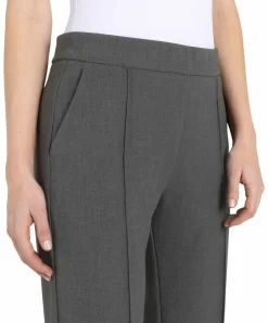 MAC Chiara Smart Hose in grauer Woll-Optik