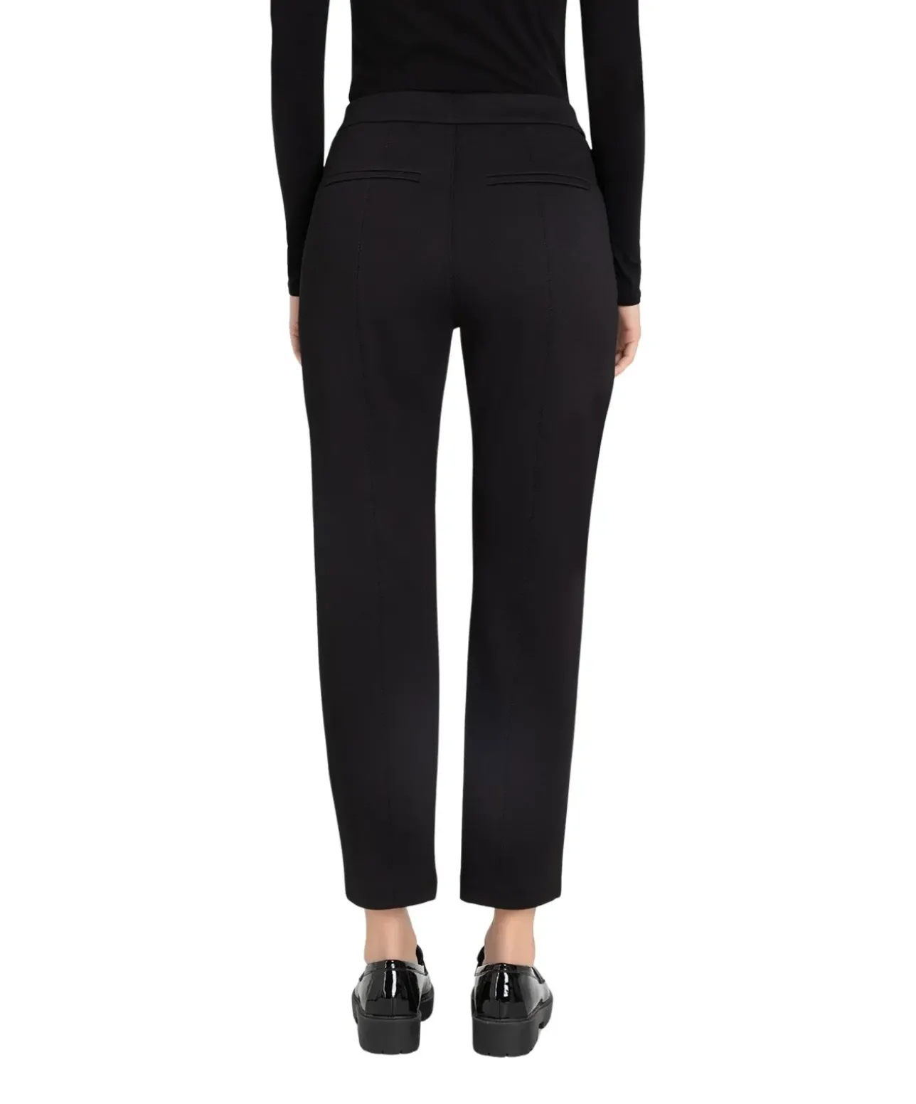 MAC Chino Flex mit elastischem Bund in Schwarz