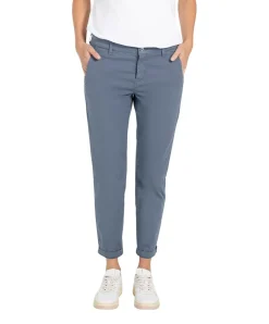 MAC Chino Turn Up Hose Slim Fit in Grisaille