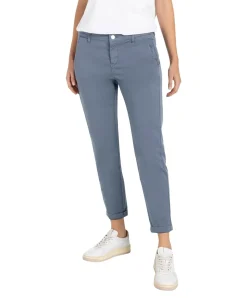 MAC Chino Turn Up Hose Slim Fit in Grisaille