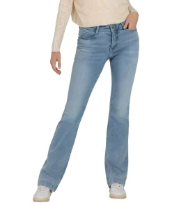 Mac Dream Boot Authentic Jeans in hellblauer Waschung