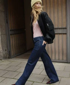 Mac Dream Boot Authentic Jeans in dunkler Verwaschung