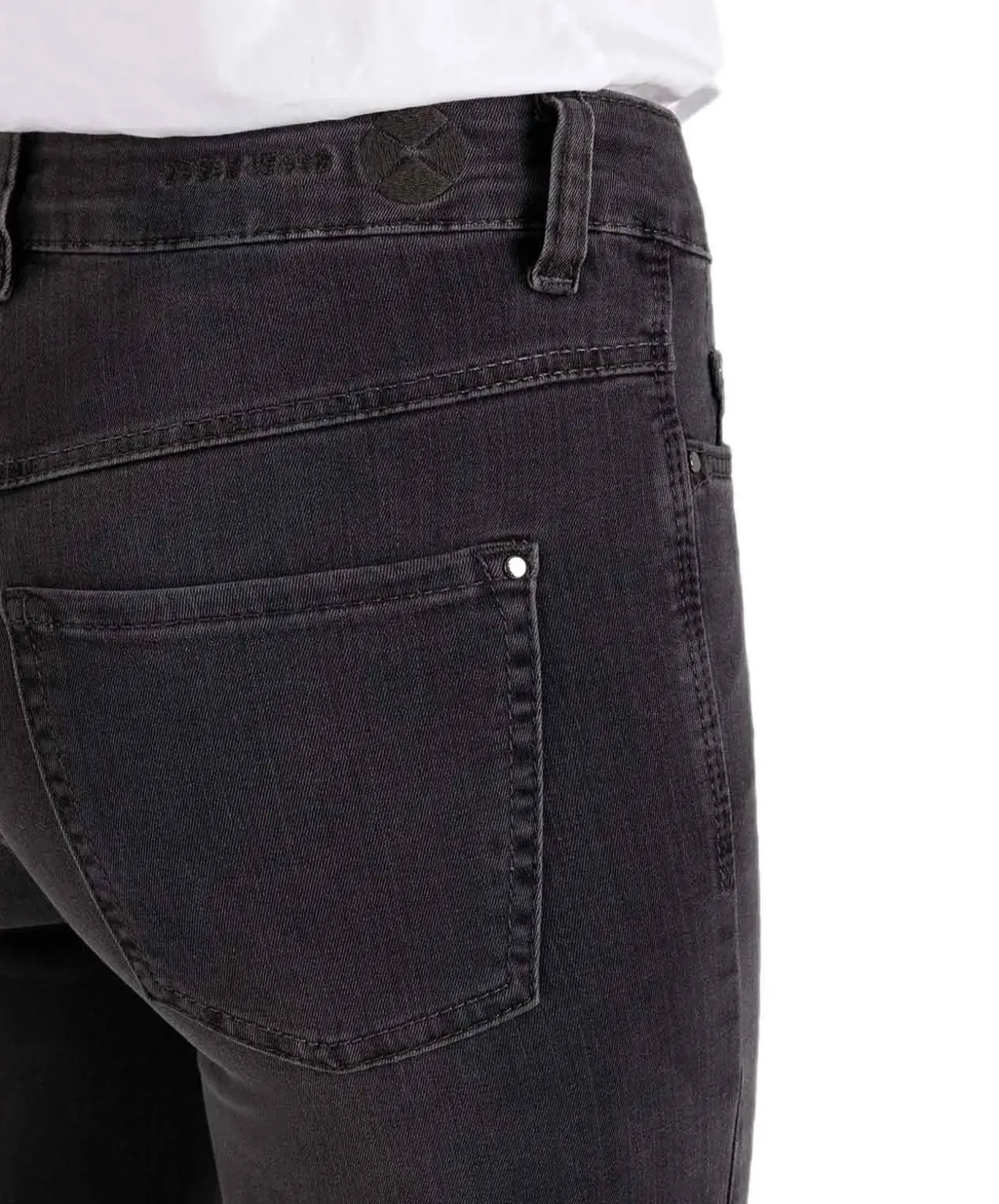 Mac Dream Denim - Graue Jeans mit bequemer Taille