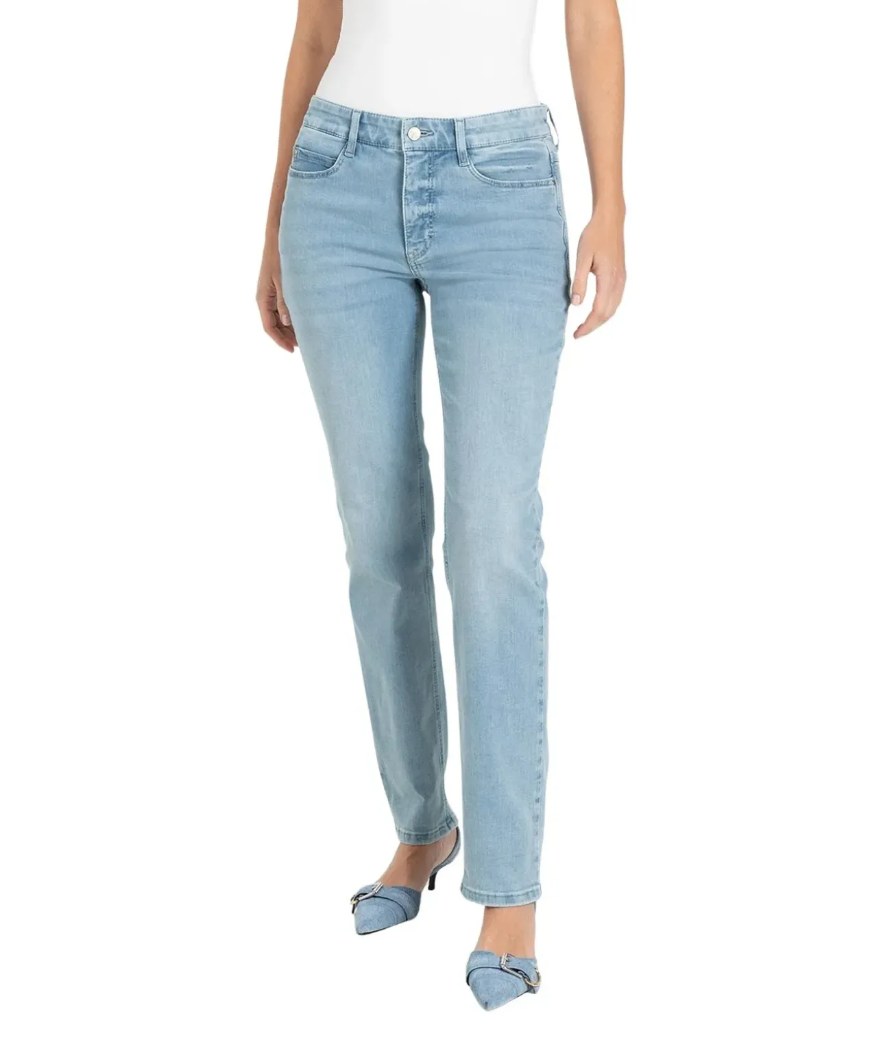 MAC Dream Jeans in Aqua Blue mit Shaping-Effekt
