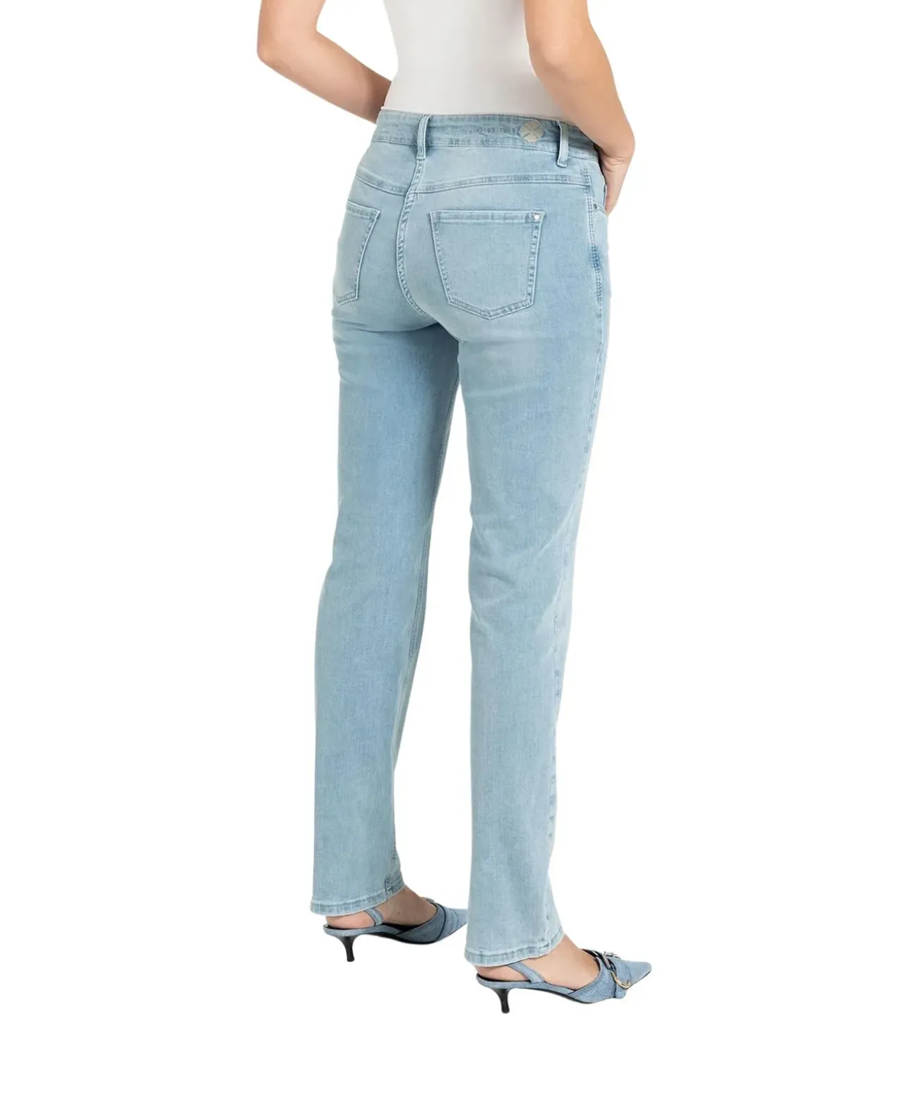 MAC Dream Jeans in Aqua Blue mit Shaping-Effekt