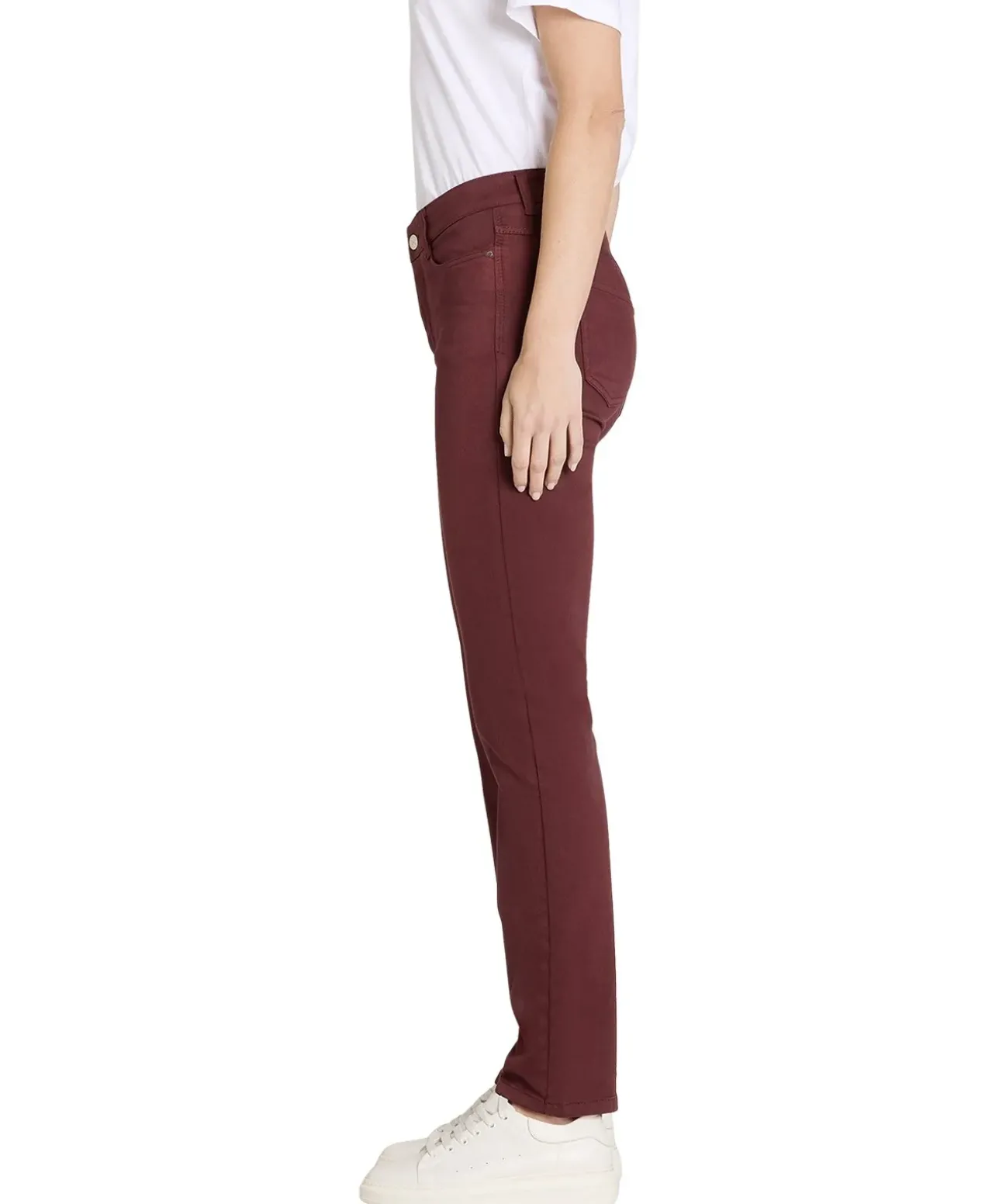 MAC Dream Jeans in Weinrot mit Shaping Effekt