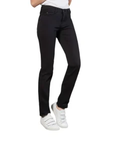 MAC Dream Jeans Straight Fit in schwarzem Black Black