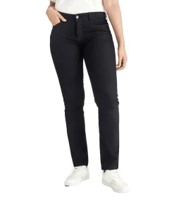 MAC Dream Jeans Straight Fit in schwarzem Black Black