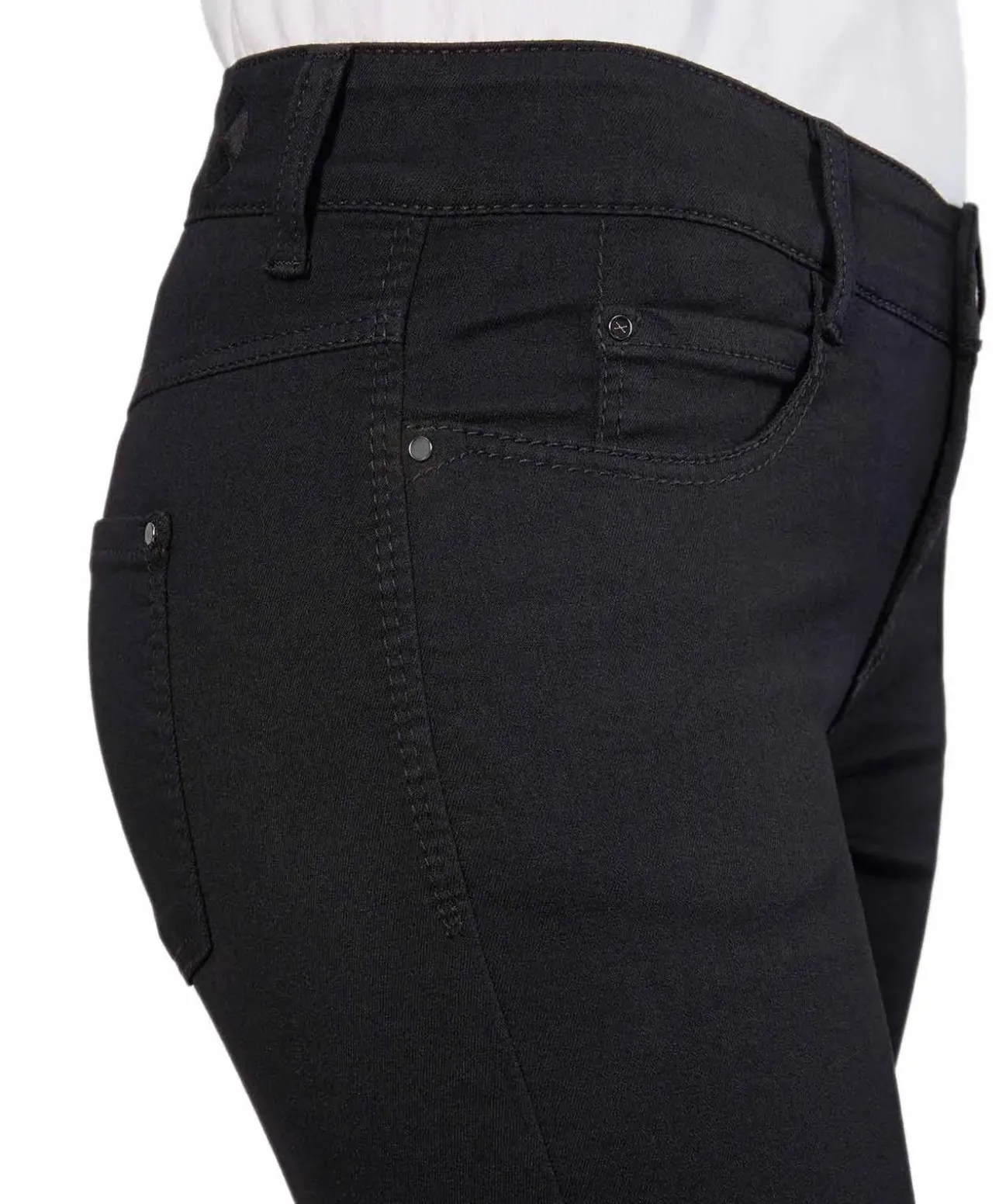 MAC Dream Jeans Straight Fit in schwarzem Black Black