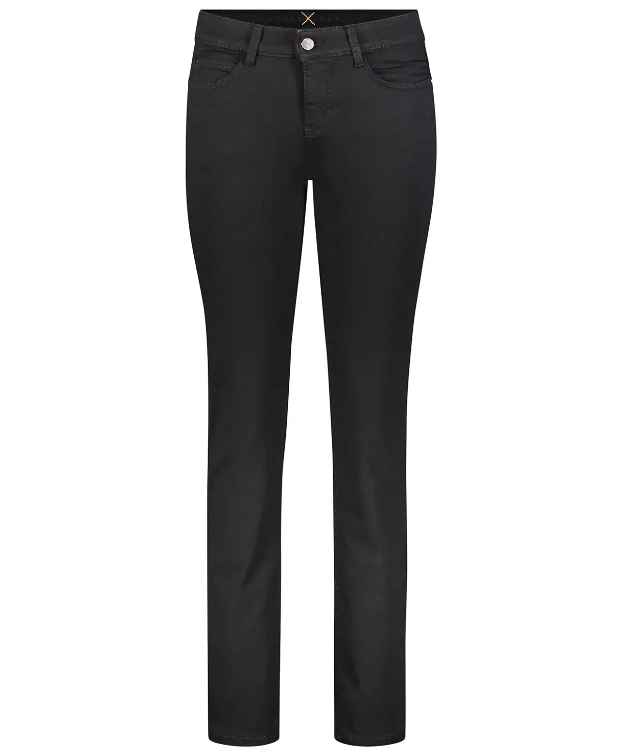MAC Dream Jeans Straight Fit in schwarzem Black Black