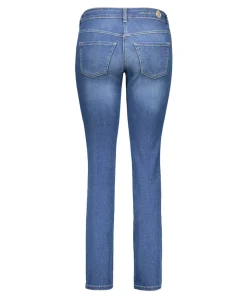 MAC Dream Jeans Straight in Mid Blue Authentic Wash