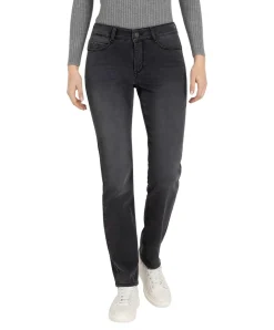 MAC Dream Jeans Straight Fit in Dunkelgrau