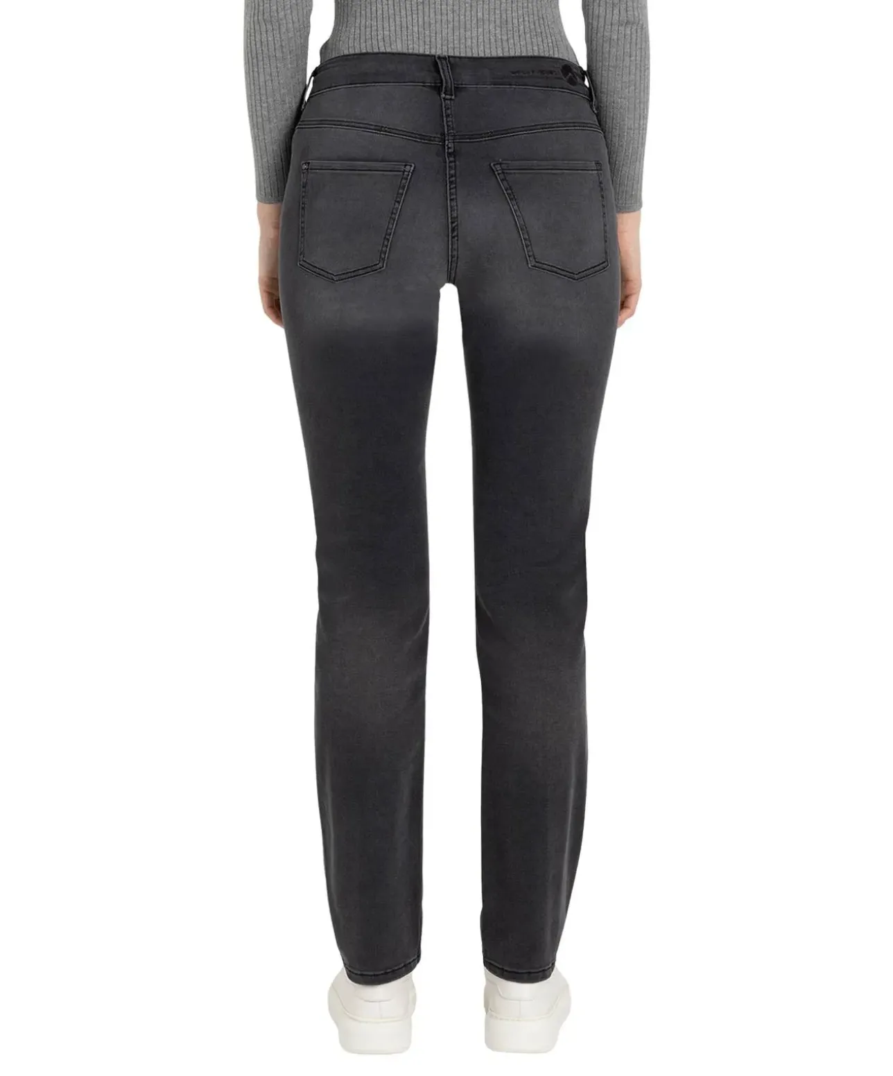 MAC Dream Jeans Straight Fit in Dunkelgrau