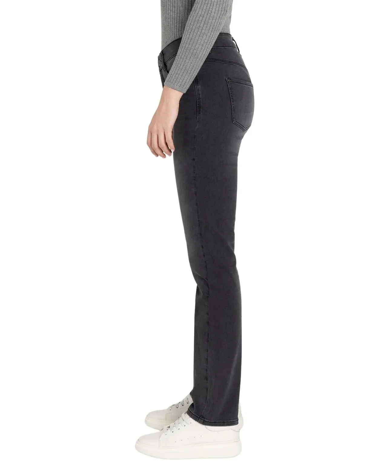 MAC Dream Jeans Straight Fit in Dunkelgrau