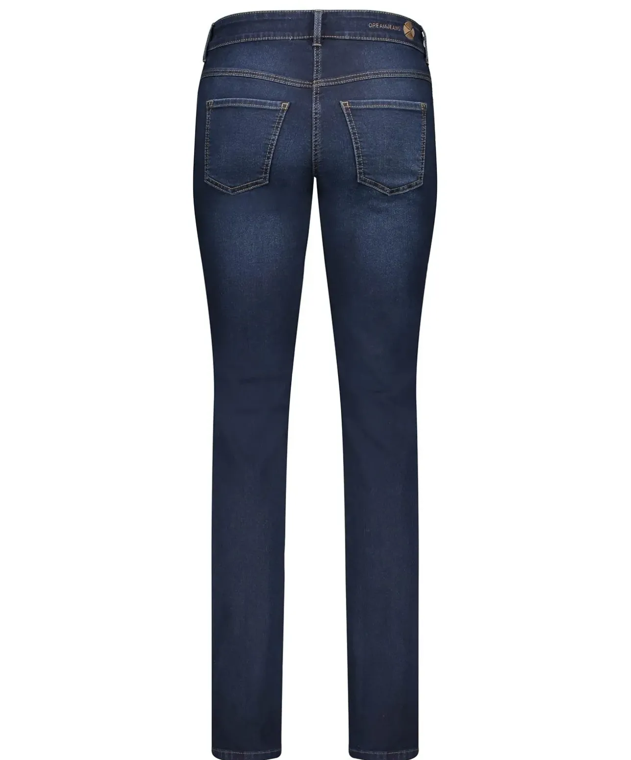 MAC Dream Jeans Straight in dunklem Dark Washed