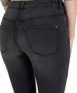 Mac Dream Skinny Jeans in dunkelgrauer Waschung