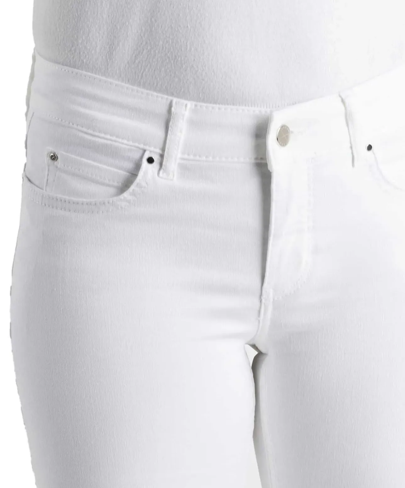 Mac Dream Skinny Jeans in White Denim