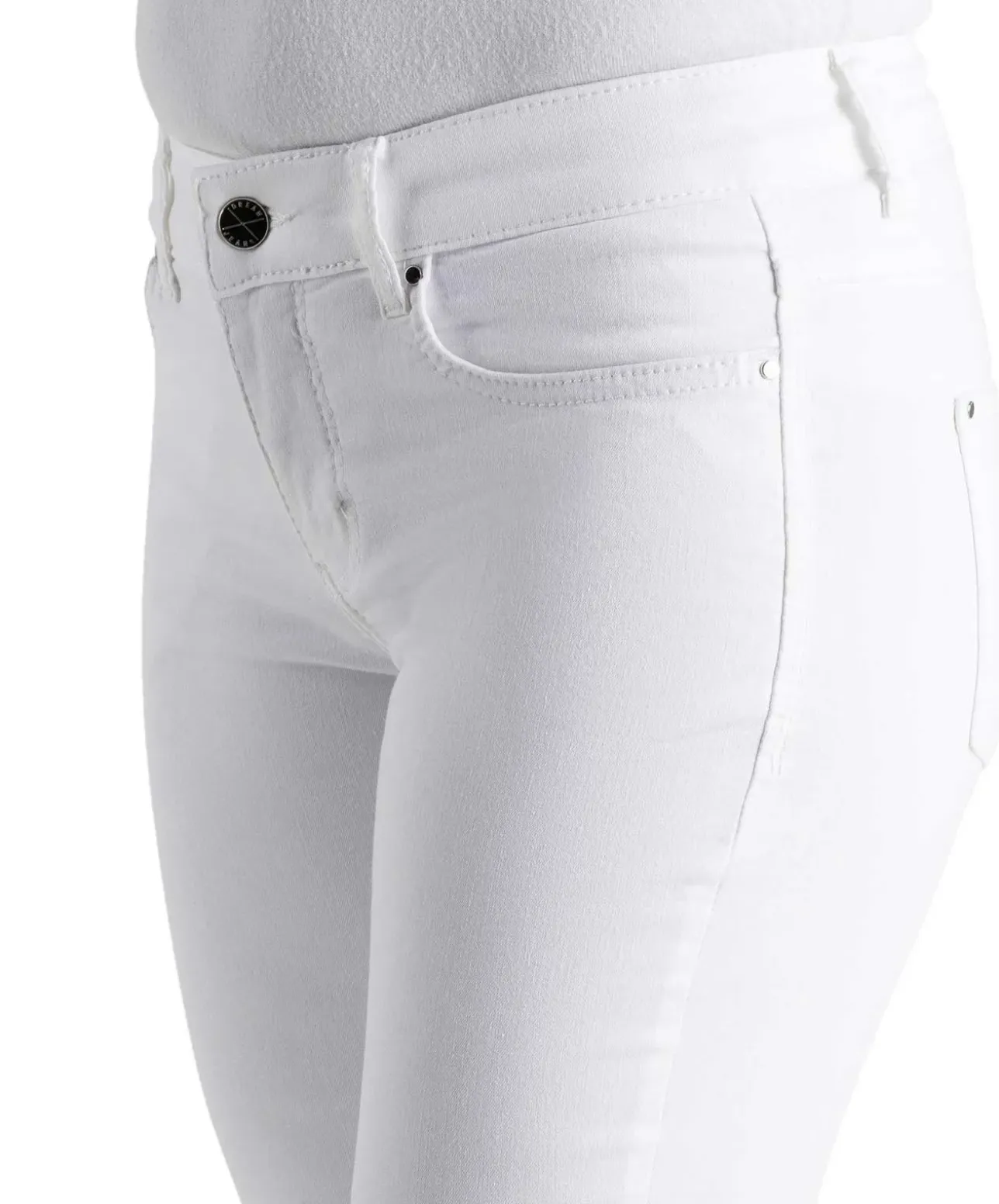 Mac Dream Skinny Jeans in White Denim