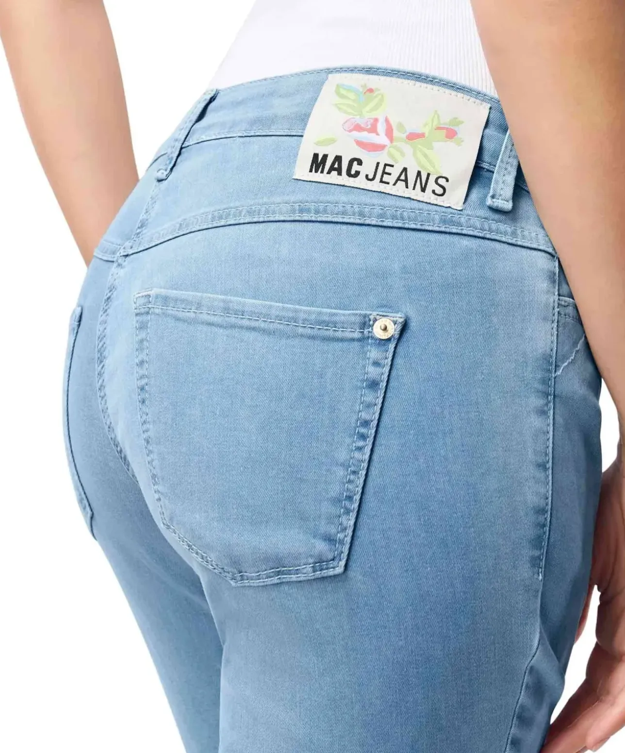 MAC Dream Summer Jeans in heller Exotic-Waschung