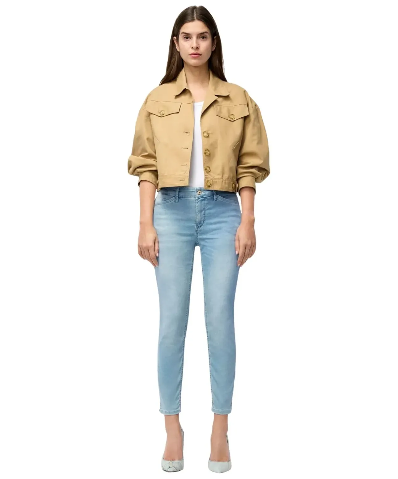 MAC Dream Summer Jeans in heller Exotic-Waschung