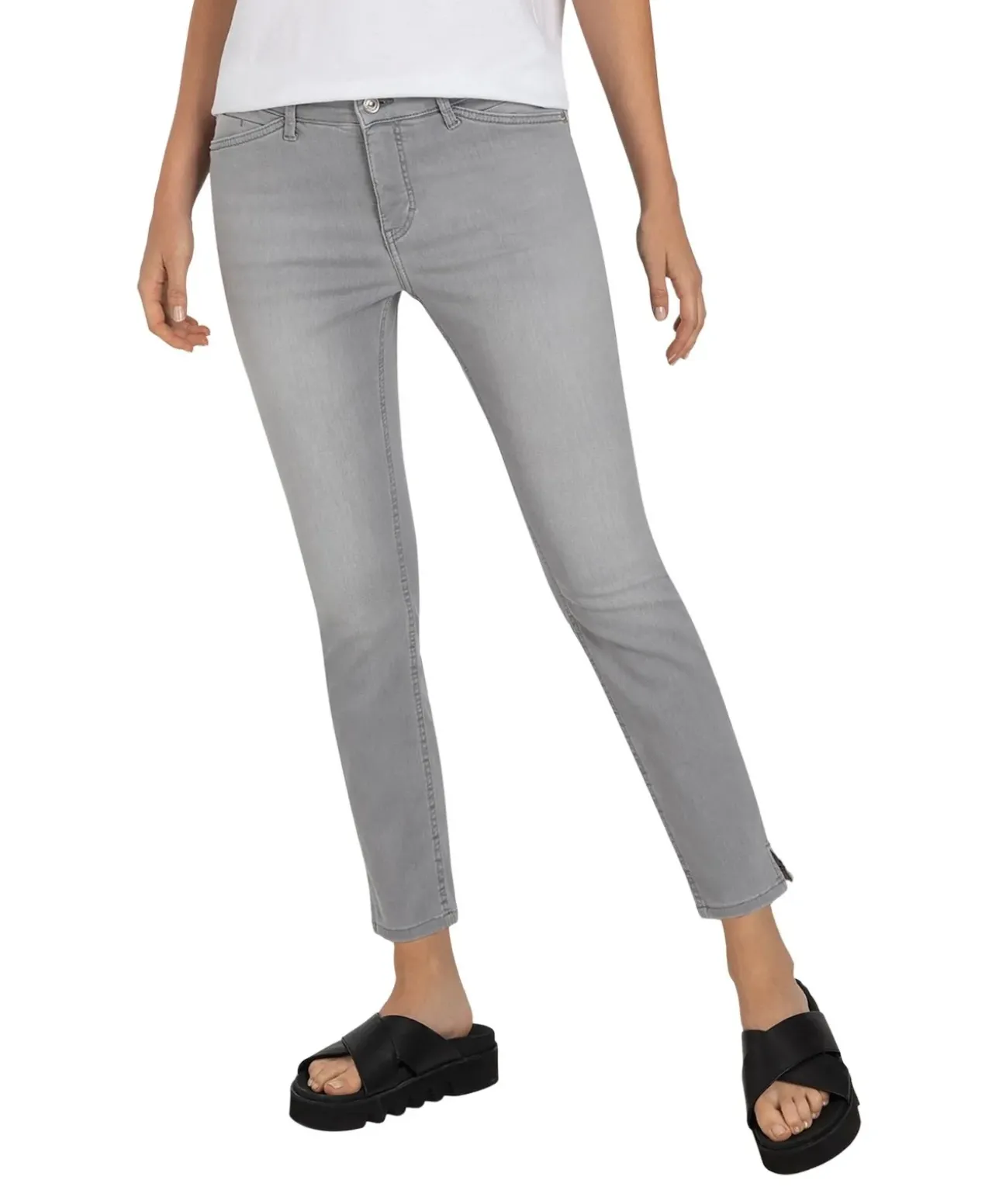 Mac Dream Summer Jeans in grauer Waschung