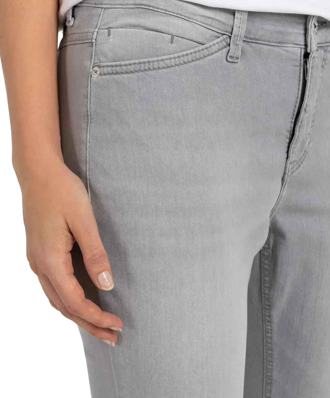 Mac Dream Summer Jeans in grauer Waschung