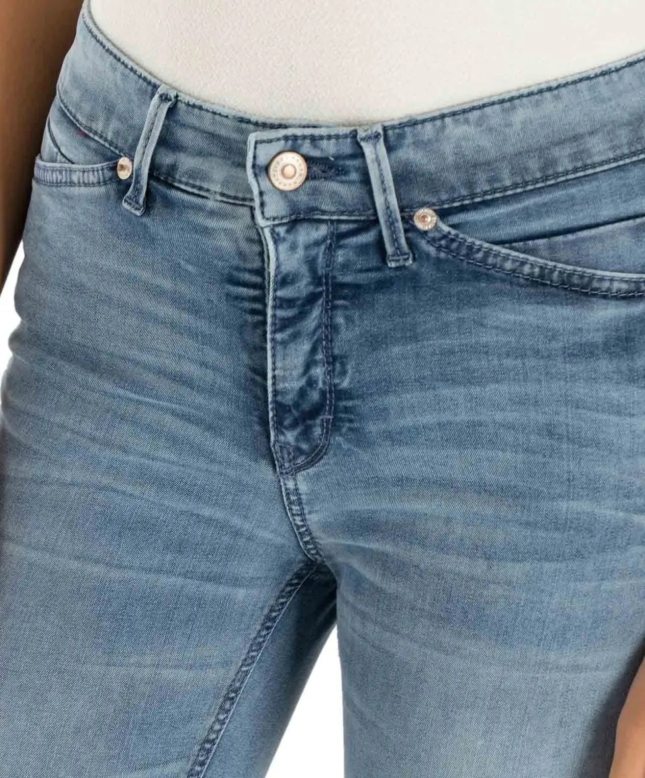 Mac Dream Summer Jeans in Bleached Waschung