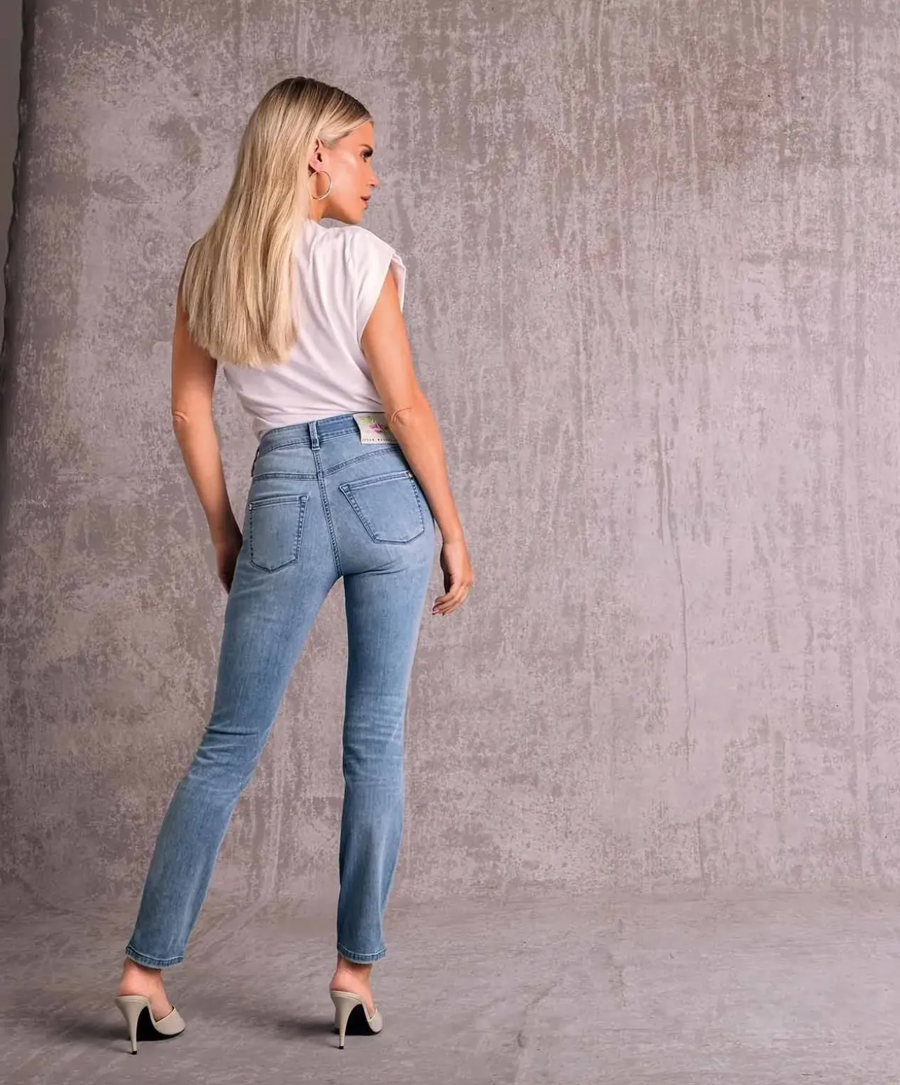 Mac Dream Summer Jeans in Bleached Waschung
