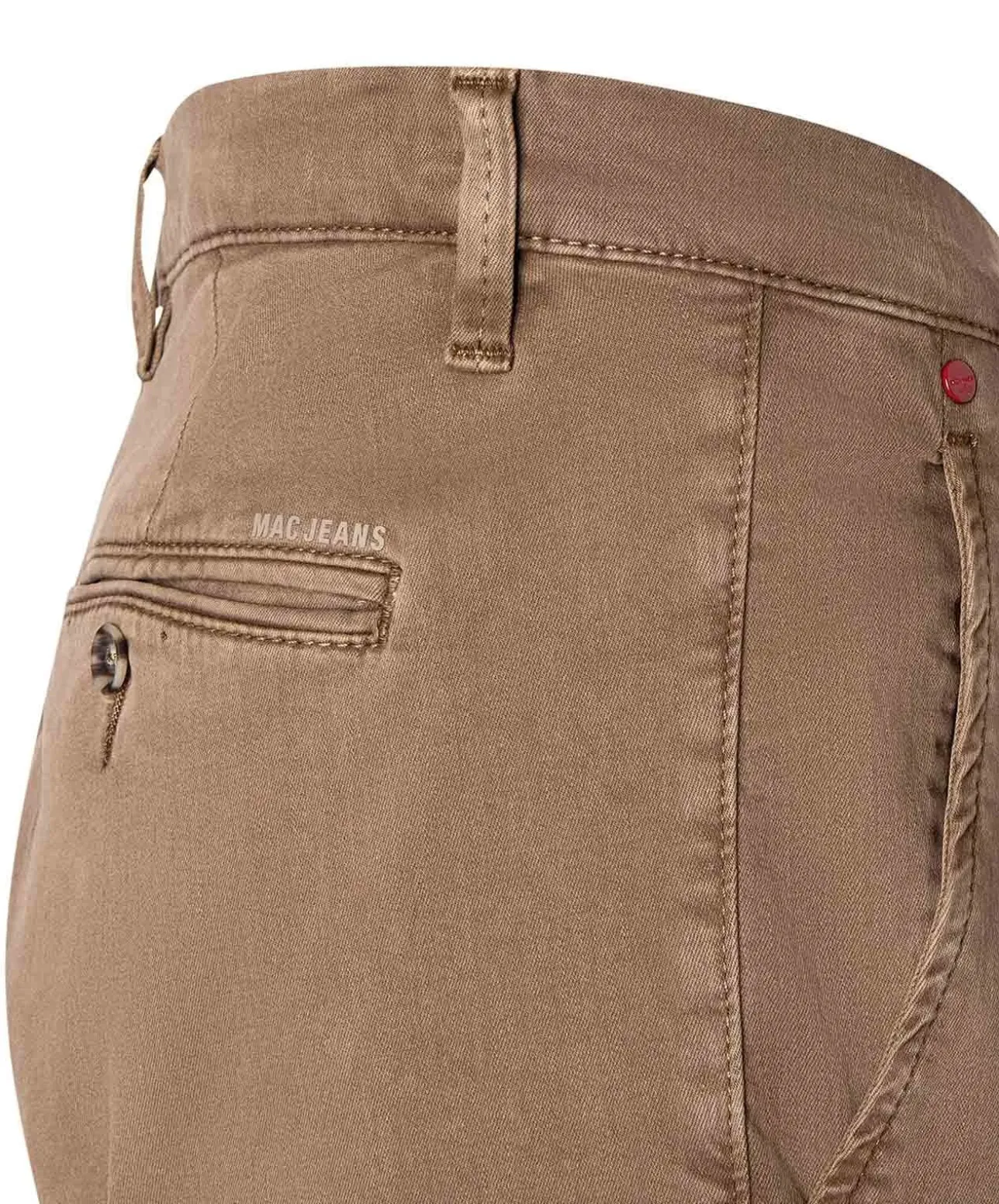 Mac Drivers Pants im Chino Design in Hazelnut Färbung