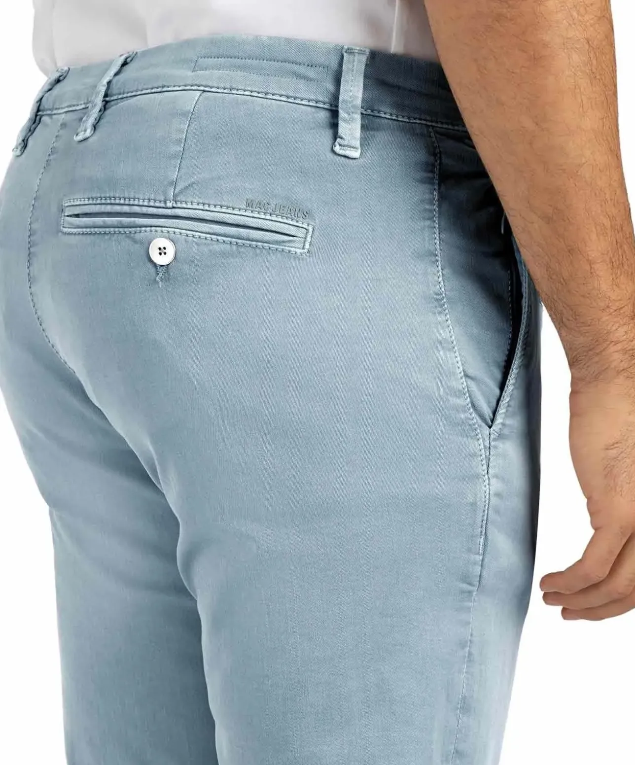 MAC Drivers Pants in hellblau mit Chino Design