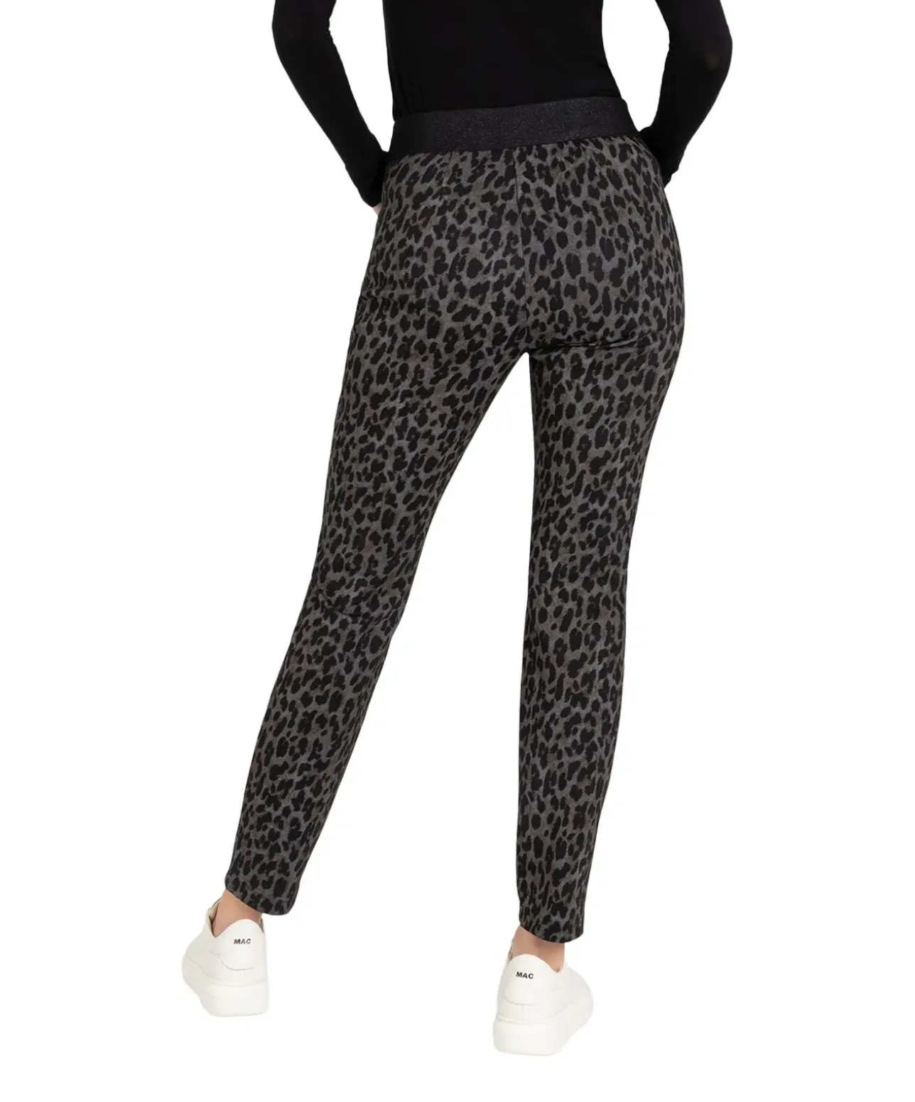 Mac Easy Smart Jersey Hose im Leo Muster