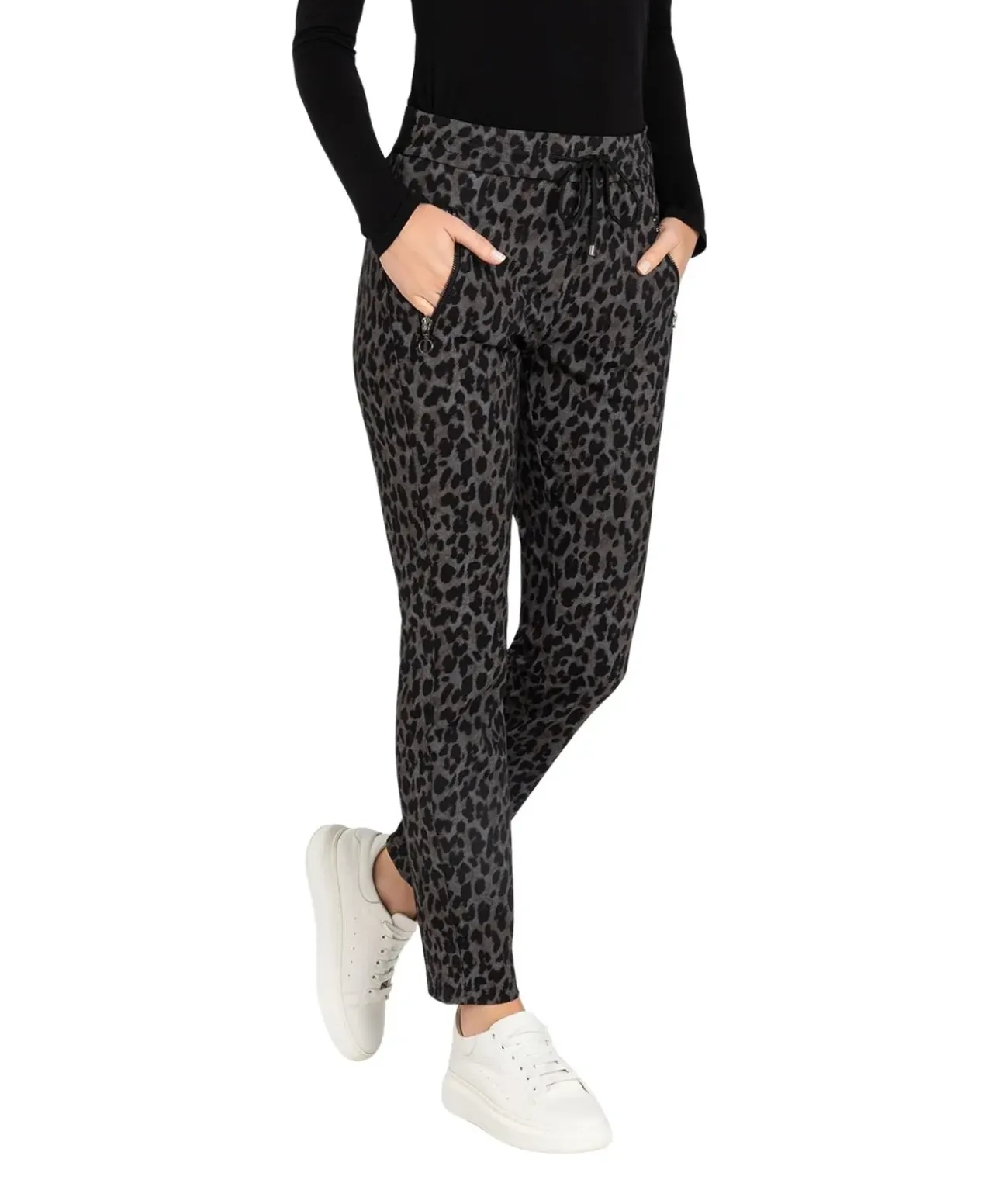 Mac Easy Smart Jersey Hose im Leo Muster