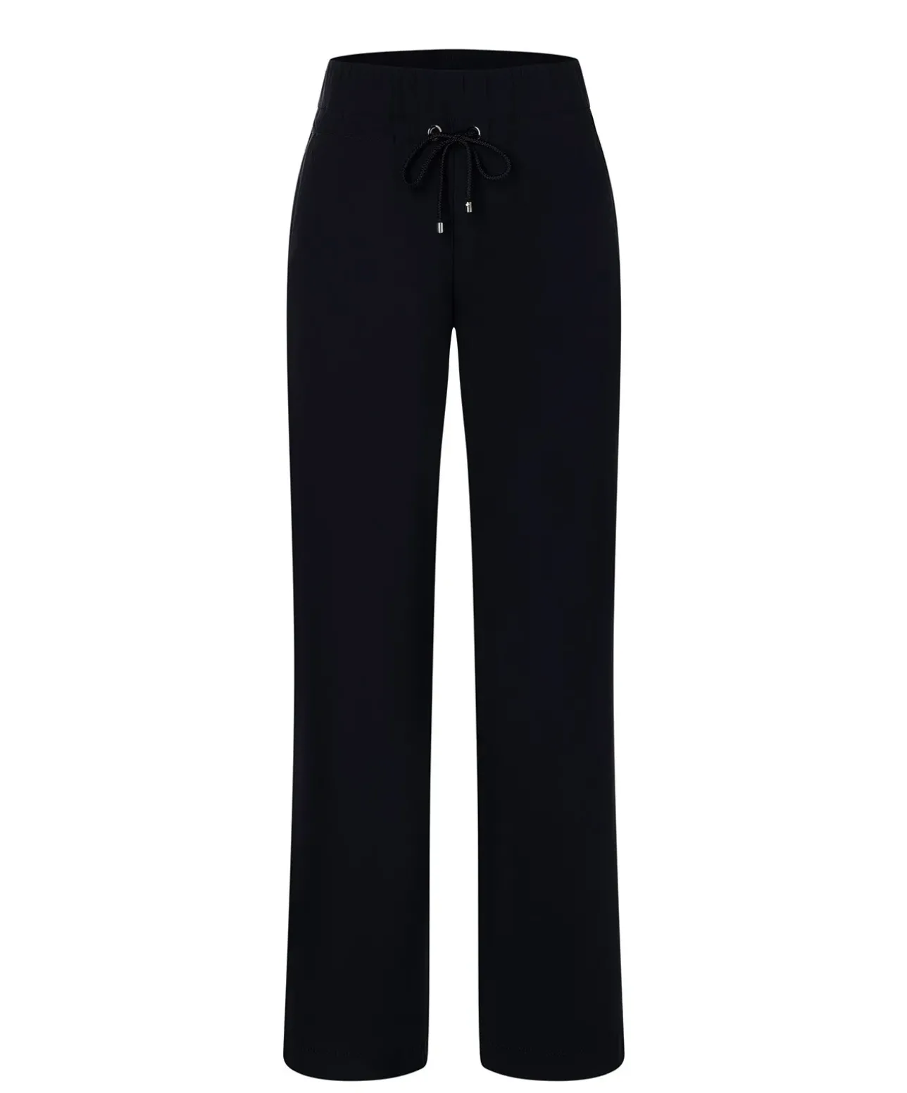 MAC Easy Wideleg mit weitem Bein in Schwarz