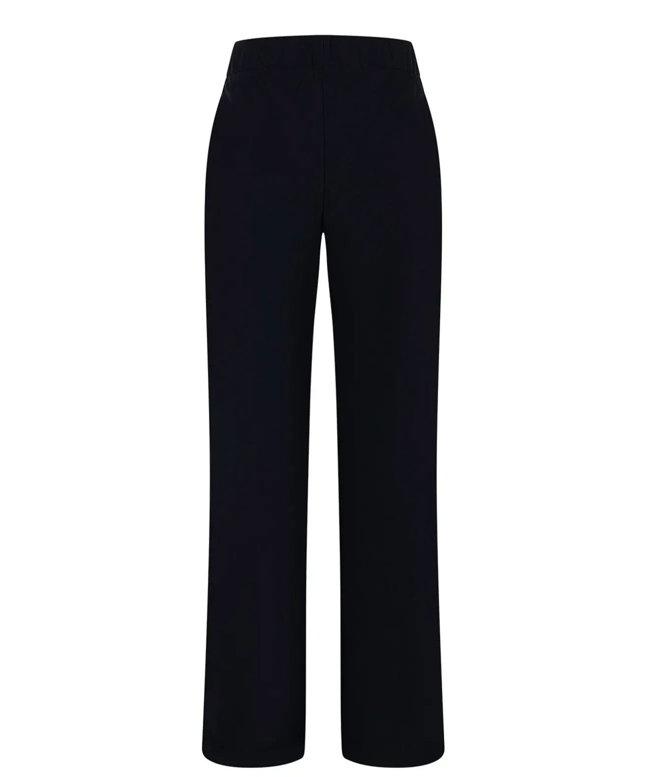 MAC Easy Wideleg mit weitem Bein in Schwarz