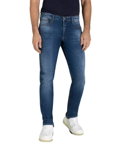 MAC Greg Jeans Tapered in dunkelblauer Vintage-Waschung