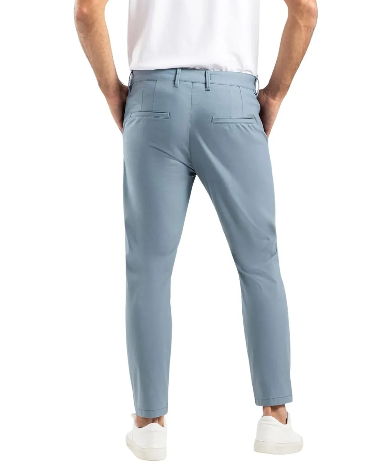 MAC Griffin Chino in Hellblau mit Tapered Fit