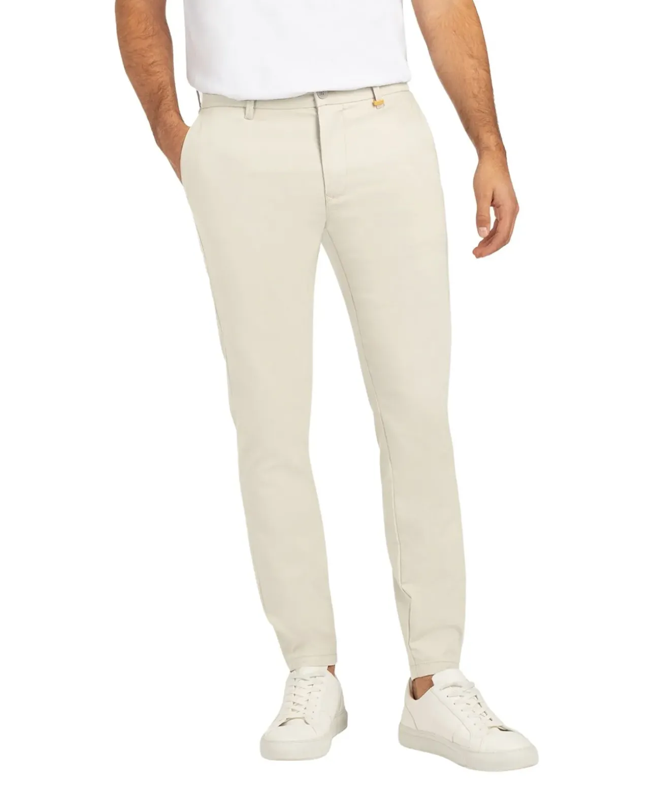MAC Griffin Hose aus Twill in beiger Optik