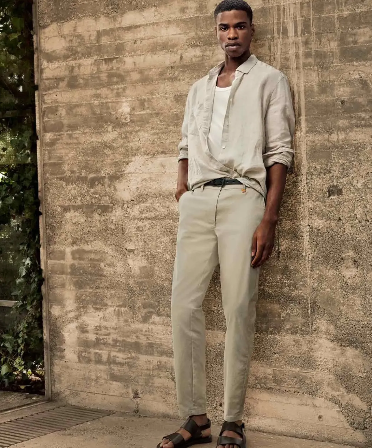 MAC Griffin Hose aus Twill in beiger Optik