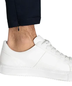 MAC Griffin Tapered Fit Hose in Dunkelblau mit Zipper am Saum