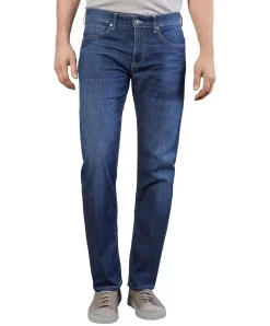 Mac Herren Jeans Arne Light Stretch in blauem Deep Blue
