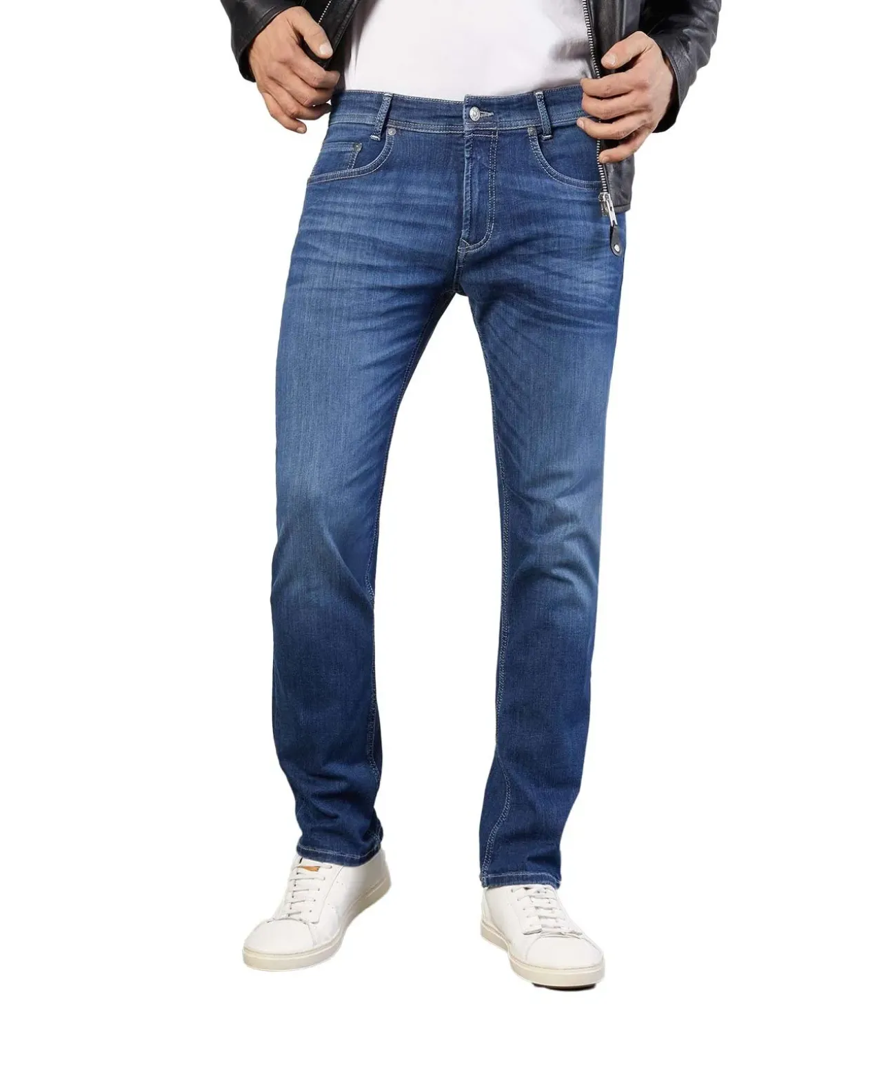 Mac Herren Jeans Modern Fit Arne in Deep Blue