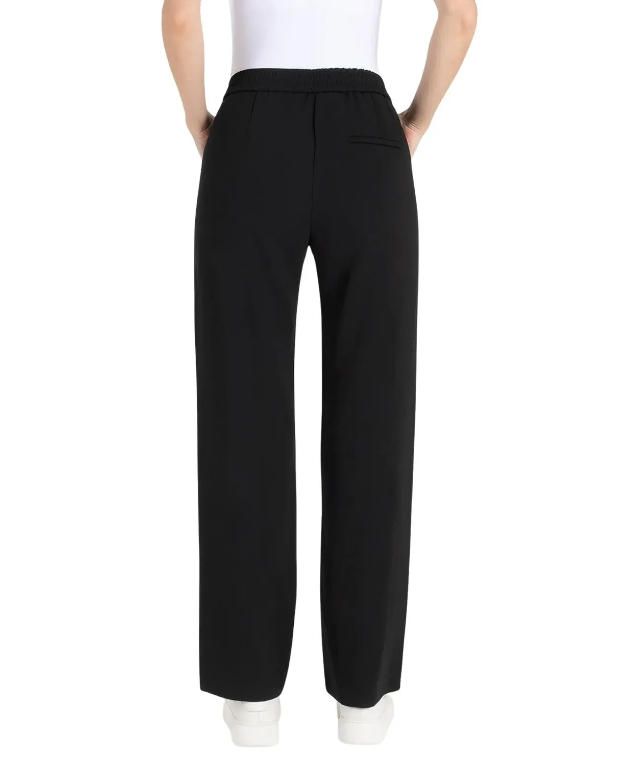MAC Hose Chiara mit Wide Leg in Schwarz