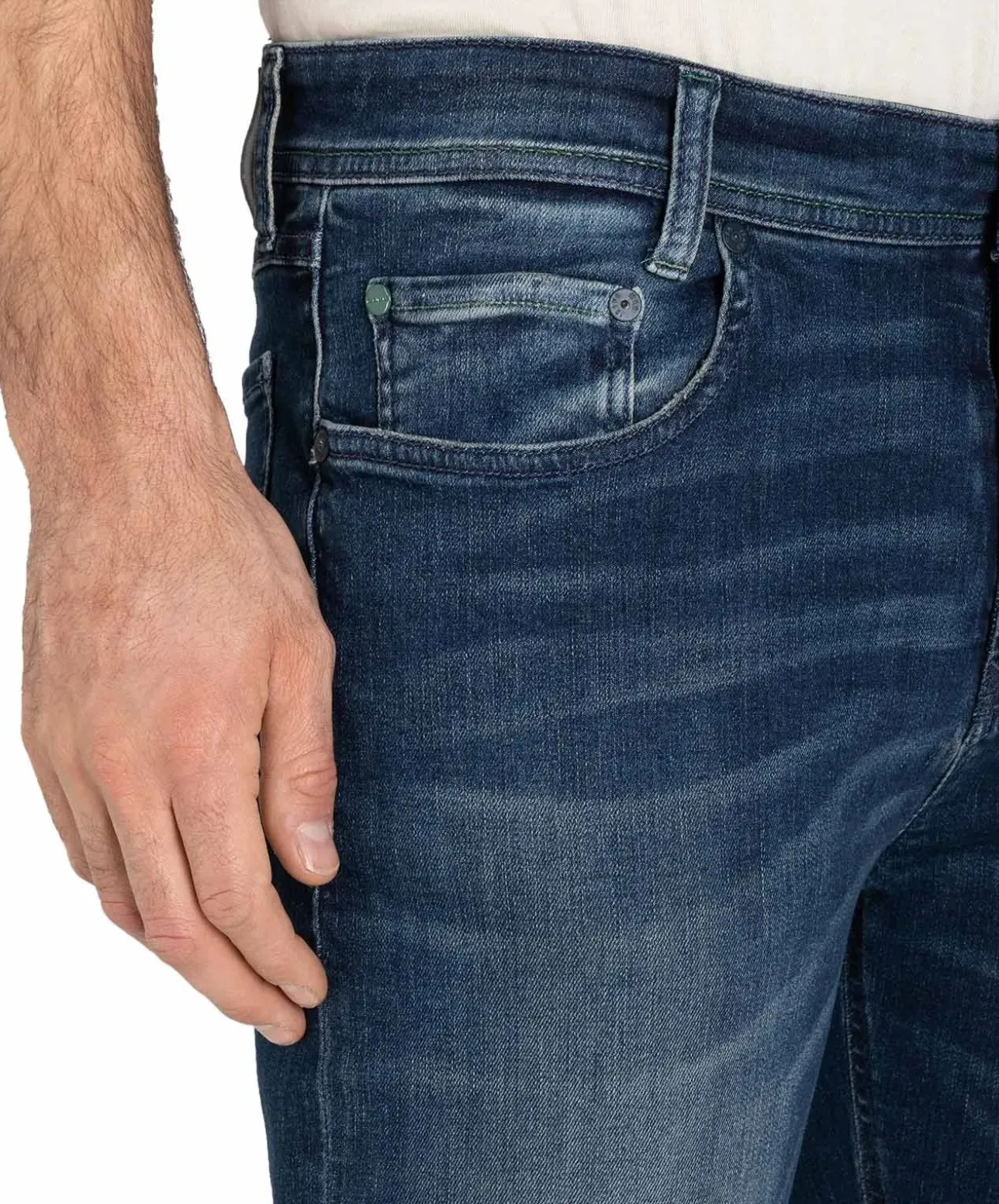 MAC Jeans Arne Pipe in Dunkelblau mit Superstretch